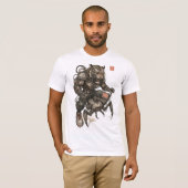 Cybernetische tijger (krijgsheer) t-shirt (Voorkant volledig)