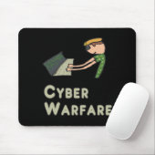 cyberoorlogvoering muismat (Met muis)