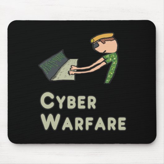 cyberoorlogvoering muismat (Voorkant)