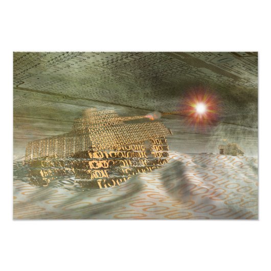 Cyberoorlogvoering poster (Voorkant)