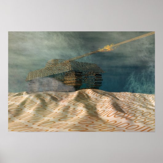 Cyberoorlogvoering poster (Voorkant)