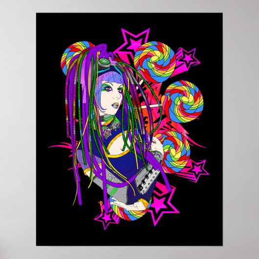 CyberPop Poster (Voorkant)