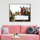 Cyberpreek grappig canvas afdruk (Insitu (Woonkamer))