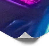 Cyberpunk 2049 Neon City Landscape Sci-Fi Poster (Hoek)