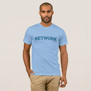 Cyberpunk AI Menselijk Circuit Board Blauw T-shirt
