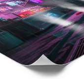 Cyberpunk Alleyway Poster (Hoek)