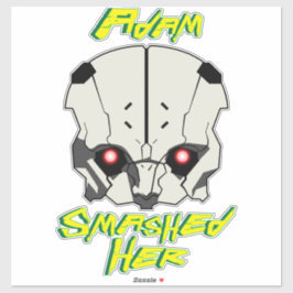 cyberpunk anime edgerunners adam smasher sloeg doo sticker