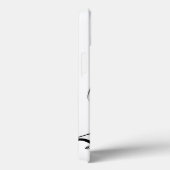 Cyberpunk Anime Girl iPhone Case – Minimalistisch  (Achterkant / Rechts)