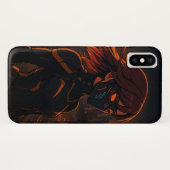Cyberpunk Anime Meisje – Neon Stad Case-Mate iPhone Case (Achterkant (horizontaal))