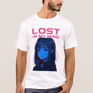 Cyberpunk Anime Meisje T-Shirt 