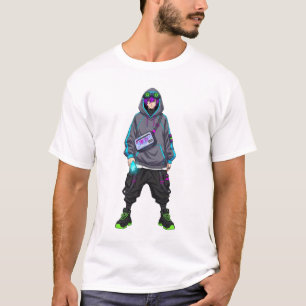 Cyberpunk Anime Streetwear Tokyo Drip T-shirt