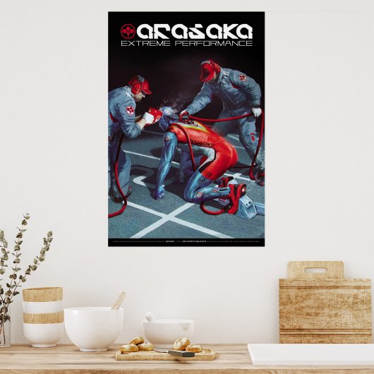 Cyberpunk Arasaka Extreme Performance Poster (Keuken)
