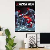 Cyberpunk Arasaka Extreme Performance Poster (Thuiskantoor)