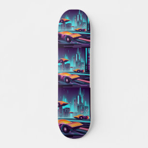 cyberpunk-auto persoonlijk skateboard