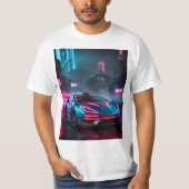 Cyberpunk-auto T-shirt (Voorkant)