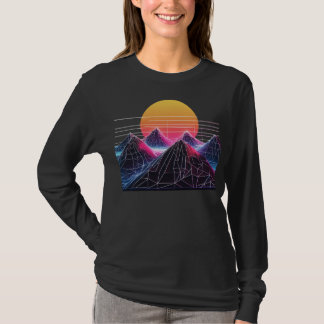 Cyberpunk Berg, Buiten Wandelen Bergen T-shirt