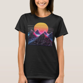 Cyberpunk Berg, Buiten Wandelen Bergen T-shirt