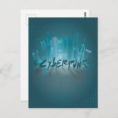 Cyberpunk Briefkaart (Voorkant / Achterkant)