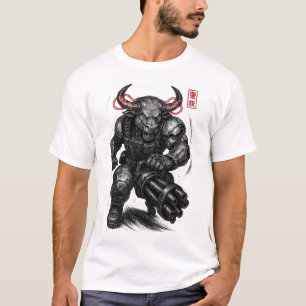 Cyberpunk Bull (Berserker) T-shirt