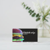 Cyberpunk Burger Glow f542 Visitekaartje (Staand voorkant)