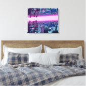 Cyberpunk Canvas Afdruk (Insitu (Slaapkamer))