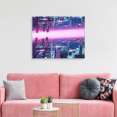 Cyberpunk Canvas Afdruk (Insitu (Woonkamer))