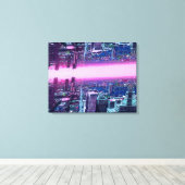 Cyberpunk Canvas Afdruk (Insitu (Houten vloer))