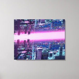 Cyberpunk Canvas Afdruk