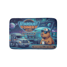 Cyberpunk Capybara Ruimtevrachtwagen Stardust Dine