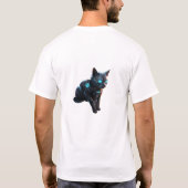 🐱🚀 Cyberpunk Cat – Futuristisch T-shirt 🌆 (Achterkant)