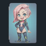 Cyberpunk Chibi Girl iPad Mini Cover<br><div class="desc">Cyberpunk Chibi Girl</div>