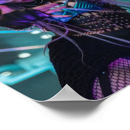 Cyberpunk City Poster (Hoek)