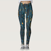 Cyberpunk Cityscape Leggings (Voorkant)