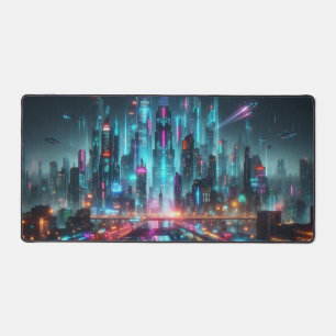 Cyberpunk Cityscape, Science Fiction Design Bureaumat