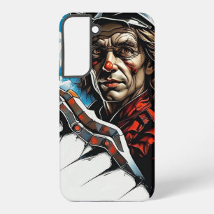 Cyberpunk Clown telefoonhoesje Samsung Galaxy Hoesje