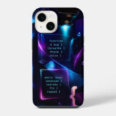 Cyberpunk Codeerfout Herstelcode | iPhone Hoesje (Achterkant)