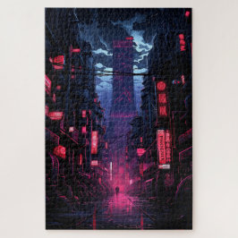 Cyberpunk Corpo Tower Tokyo Legpuzzel
