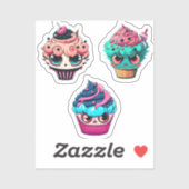Cyberpunk Cupcakes Sticker Pack (Vel)