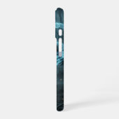 Cyberpunk Cyborg Kern iPhone 16 Hoesje (Linkerkant)