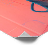 Cyberpunk Cyborg Meisje Poster (Hoek)