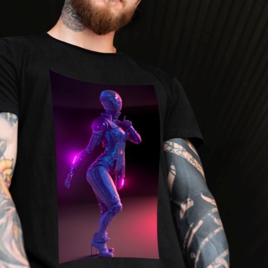 Cyberpunk Dancer in het Club T Shirt voor volwasse