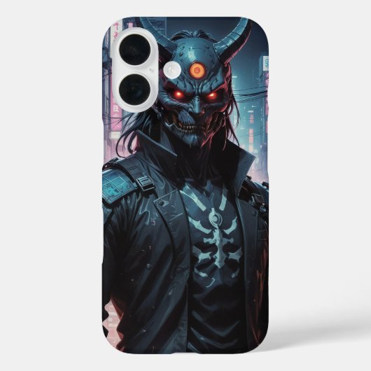 Cyberpunk Demon Samurai Case-Mate iPhone Case (Achterkant)