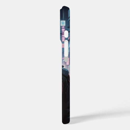 Cyberpunk Demon Samurai Case-Mate iPhone Case (Achterkant / Links)