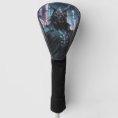 Cyberpunk Demon Samurai Golfheadcover (Voorkant)