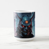 Cyberpunk Demon Samurai Koffiemok (Center)
