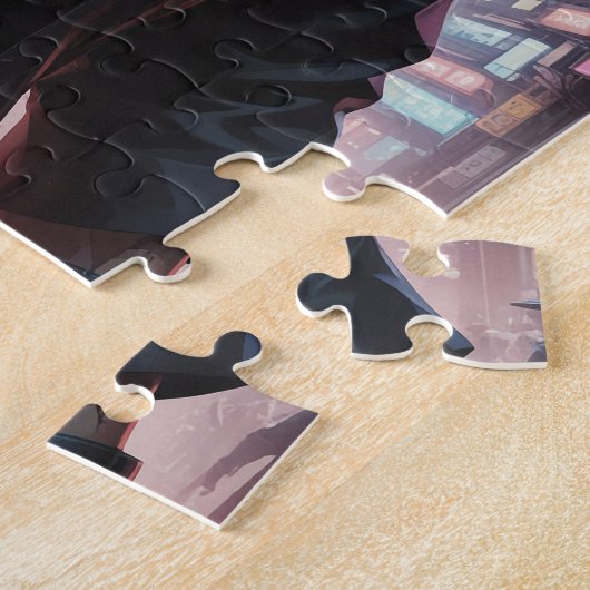 Cyberpunk Demon Samurai Legpuzzel (Zijkant)