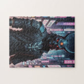 Cyberpunk Demon Samurai Legpuzzel (Horizontaal)