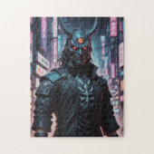 Cyberpunk Demon Samurai Legpuzzel (Verticaal)