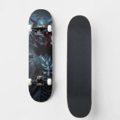 Cyberpunk Demon Samurai Persoonlijk Skateboard (Voorkant)