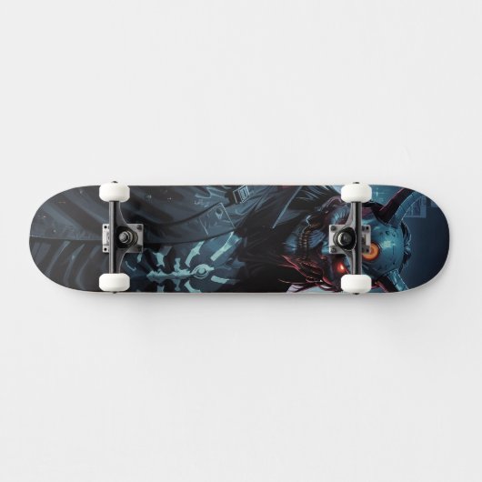 Cyberpunk Demon Samurai Persoonlijk Skateboard (Horizontaal)